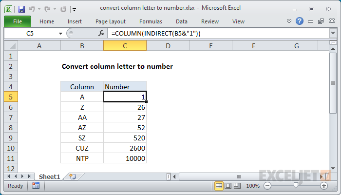 How Do You Make A Letter Equal A Number In Excel